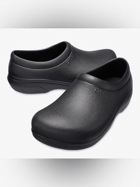 Crocs Specialist Vent Work Clogs Black Slip Resistant Size Women’s 8 Men’s 6